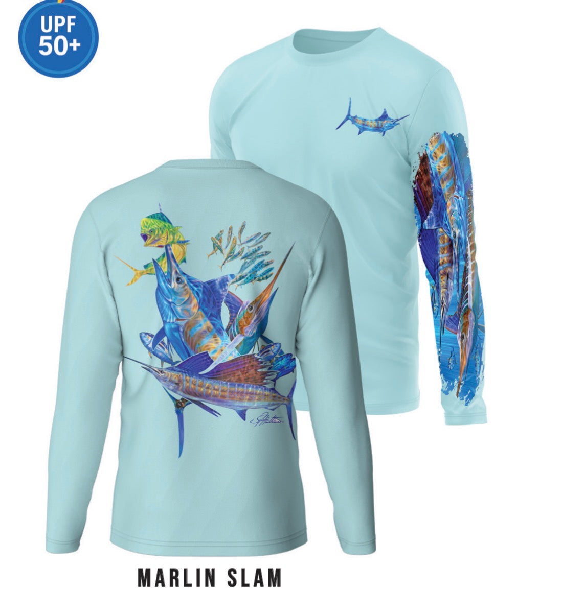 MEN'S UPF 50+ LONG SLEEVE / HOODED PERFORMANCE Model 101