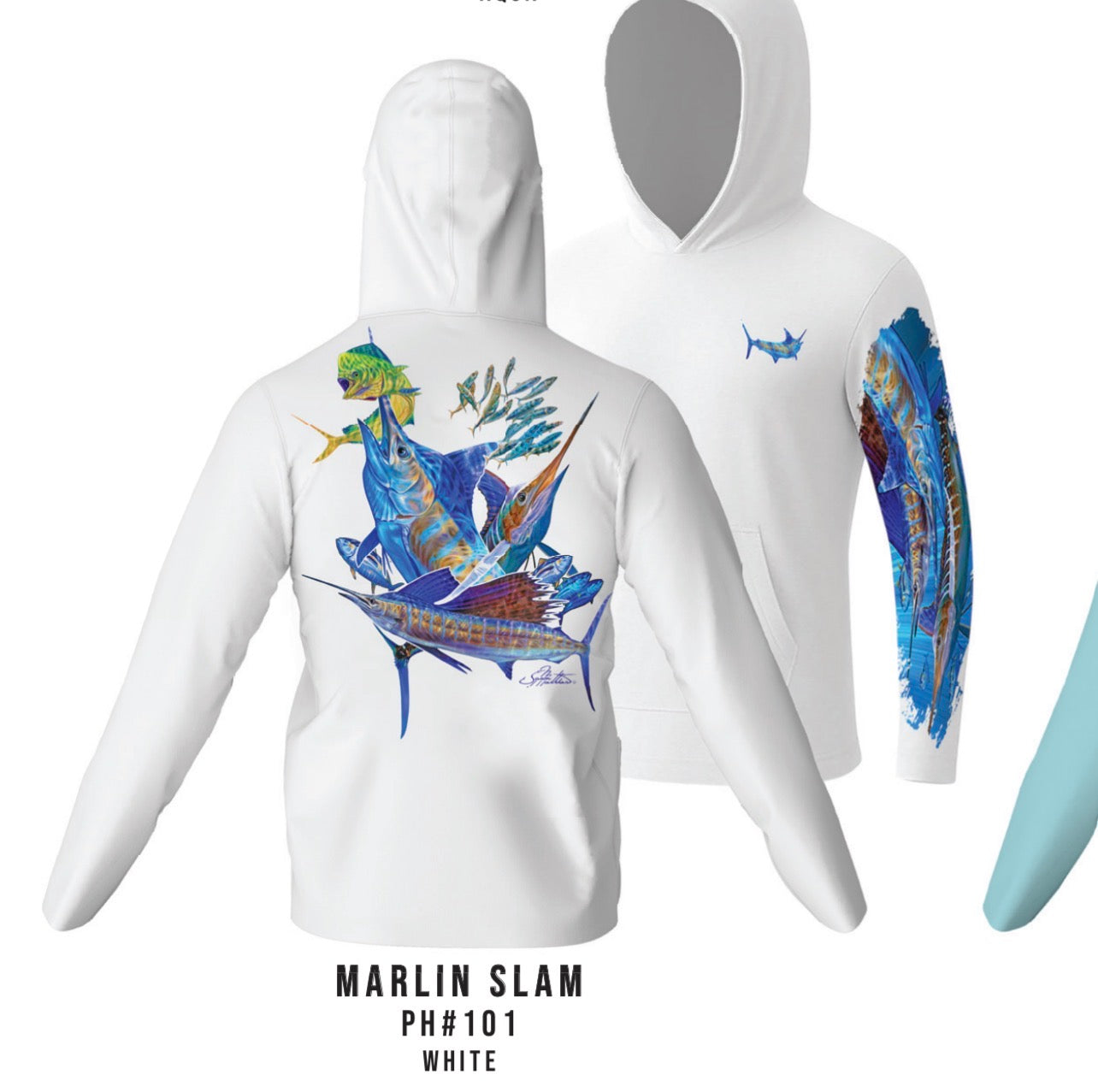 MEN'S UPF 50+ LONG SLEEVE / HOODED PERFORMANCE